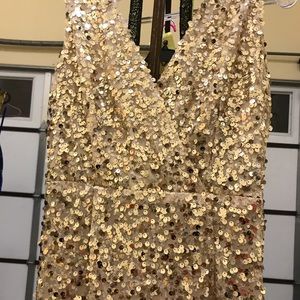 Prom 💞Beautiful gold long dress for evenings